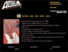 Tablet Screenshot of altiuspoles.com